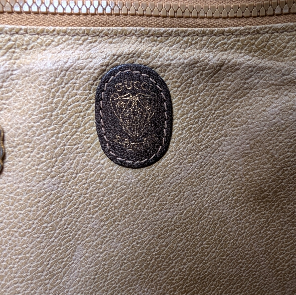 Gucci Vintage GG Coated Canvas Shoulder Bag - VGUC! - Picture 5 of 15
